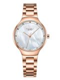 ĐỒNG HỒ TOPHILL TS017L.S3237 Nữ Dây thép 316L Máy Quartz  Kính Sapphire Size 30mm 5ATM