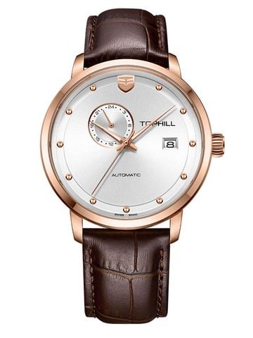 ĐỒNG HỒ TOPHILL TW061G.PZ3258 Nam dây Da máy Automatic kính Sapphire Size 42mm 5ATM