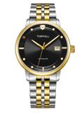 ĐỒNG HỒ TOPHILL TW073G.S6188 Nam dây Thép 316L máy Automatic kính Sapphire Size 41mm 5ATM