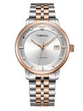 ĐỒNG HỒ TOPHILL TW073G.S7688 Nam dây Thép 316L máy Automatic kính Sapphire Size 41mm 5ATM
