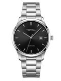 ĐỒNG HỒ TOPHILL TW077G.S1152 Nam dây Thép 316L máy Quartz kính Sapphire Size 40mm 3ATM