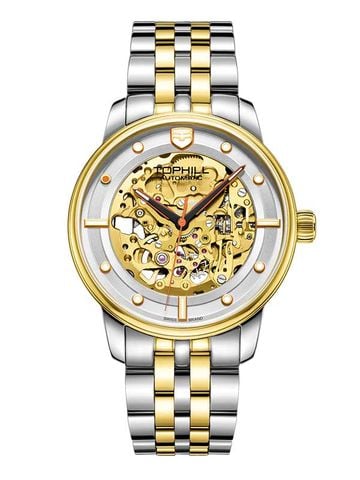 ĐỒNG HỒ TOPHILL TW079G.S6658 Nam Máy Automatic Kính sapphire Size 40mm 5ATM