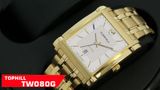 ĐỒNG HỒ TOPHILL TW080G.S6652 Nam Máy Quartz(pin) Kính sapphire Size 33x44mm 5ATM