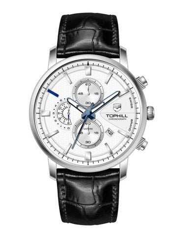 ĐỒNG HỒ TOPHILL TW082G.PB1252 Nam Máy Quartz(pin) Kính sapphire Size 41mm 5ATM