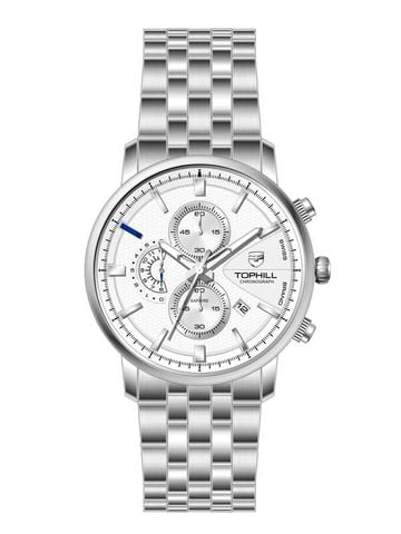 ĐỒNG HỒ TOPHILL TW082G.S1252 Nam Máy Quartz(pin) Kính sapphire Size 41mm 5ATM