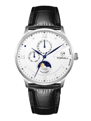 ĐỒNG HỒ TOPHILL TW085G.PB1262 Nam Máy Quartz(pin) Kính sapphire Size 40mm 5ATM