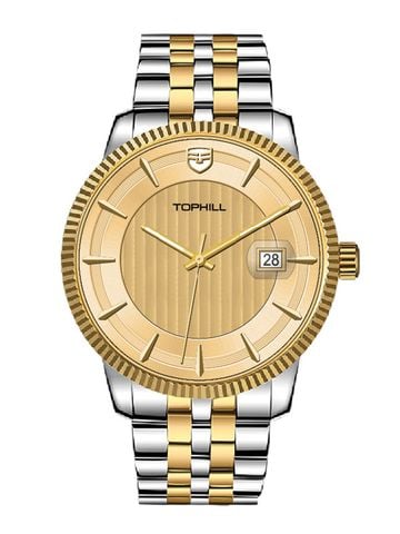 ĐỒNG HỒ TOPHILL TW091G.S6957 Nam máy quartz kính sapphire size 40mm 5ATM