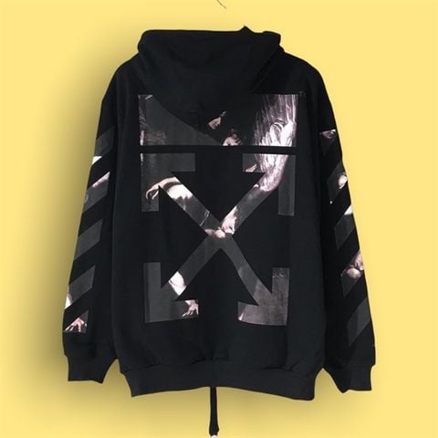 Áo Off white Hoodie Caravaggio Angel Arrows