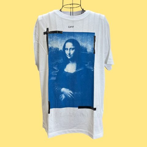 Áo Offwhite Mona Lisa print T-shirt ss21