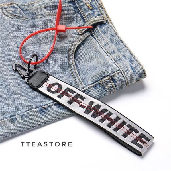 Dây đeo móc Off White Industrial Keychain Black Tteastore Off White