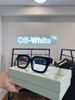 Kính Off White OW40001U 69J Black Rectangle 56x19 145 Sunglasses