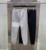 Thom Brown - Four Bar Slogan Patch Sweatpants