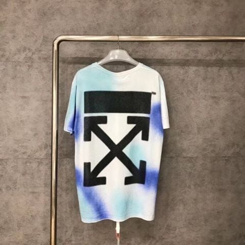 Áo Offwhite Tie-dye Blue T-Shirt