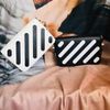 Túi Off White Binder Clip Bag Black sọc tròn đen ss21