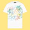 LV Front Printed Pastel Monogram T-Shirt