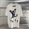 Áo Floating LV Printed T-shirt