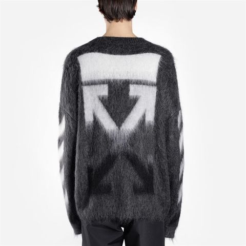 OffWhite Partten Brushed Knitwear