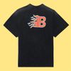 Balenciaga Flame T-shirt in black and red vintage jersey