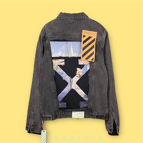 Áo Off White Caban Denim Jacket Multicolor