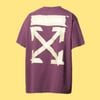 Offwhite Purple Tape Arrows T-Shirt