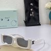 Kính Off White Cady cut-out rectangular-frame sunglasses