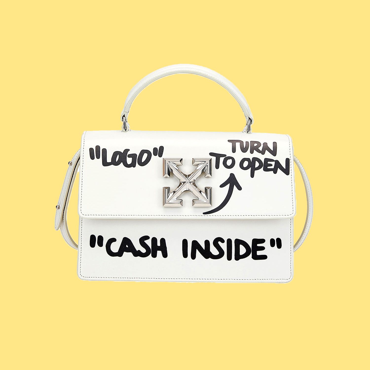 Túi Off white “ Cash Inside” Bag Jitney 2.8 Túi Off White tốt nhất