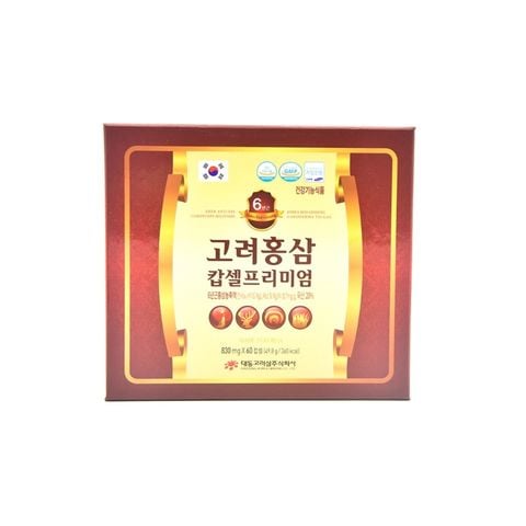 Viên Hồng Sâm Nhung Hươu Linh Chi Đông Trùng Hạ Thảo Daedong Korea Red Ginseng Ganoderma Tsugae