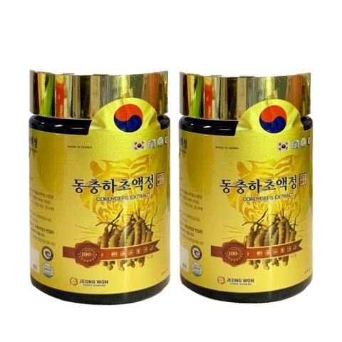 Cao Đông Trùng Hạ Thảo Jeong Won Cordyceps Extract For Tea (240gr x 2 lọ)