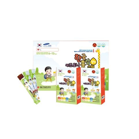 Thạch Hồng Sâm Trẻ Em 6-13 Tuổi Daedong Korean Red Ginseng Kids Tonic Jelly Stick Junior