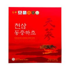 Nước Hồng Sâm Đông Trùng Hạ Thảo Ginseng King Korean Red Ginseng Cordyceps