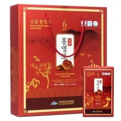 Nước Uống Hồng Sâm Linh Chi Daesan Royal Korea Red Ginseng Lingzhi Drink Hàn Quốc (30 gói x 70ml)