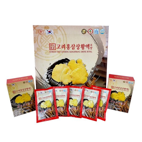Nước Hồng Sâm Nấm Thượng Hoàng Jeong Won Korean Red Ginseng Sanghwang Drink Royal