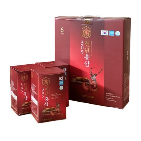 Nước Hồng Sâm Nhung Hươu Linh Chi 365 Korean Red Ginseng & Cordyceps