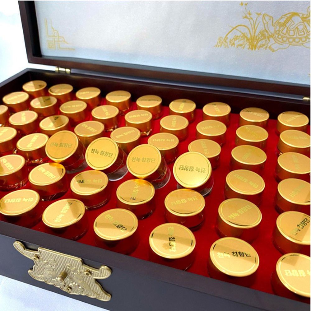 Hoạt Huyết Dưỡng Não Trầm Hương Jimhyangdan Gold Hộp Gỗ 60 Viên