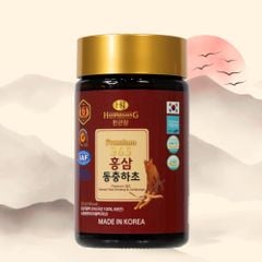 Cao Hồng Sâm Đông Trùng HankwanjanG Premium 365 Korean Red Ginseng & Cordyceps Hàn Quốc (2 Lọ x 250gr)