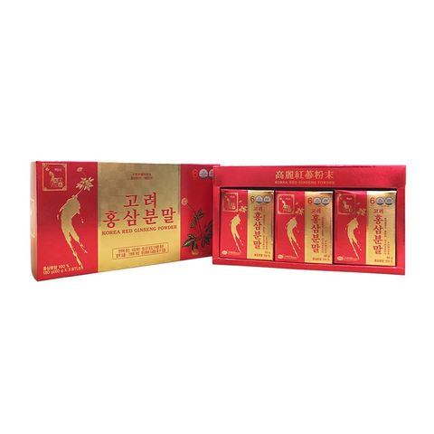 Bột Hồng Sâm KGS Korean Red Ginseng Powder Hàn Quốc (60gr x 3 lọ)