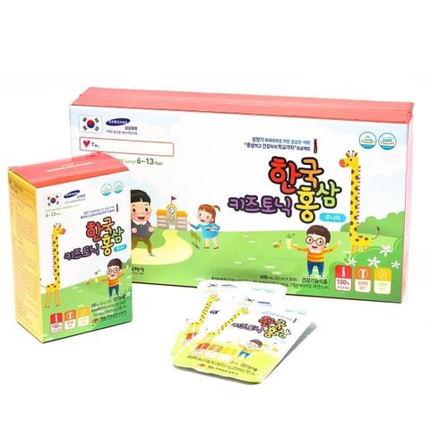 Nước Hồng Sâm Tăng Cân, Tăng Chiều Cao Cho Trẻ 6 - 13 Tuổi Daedong Korean Red Ginseng Junior