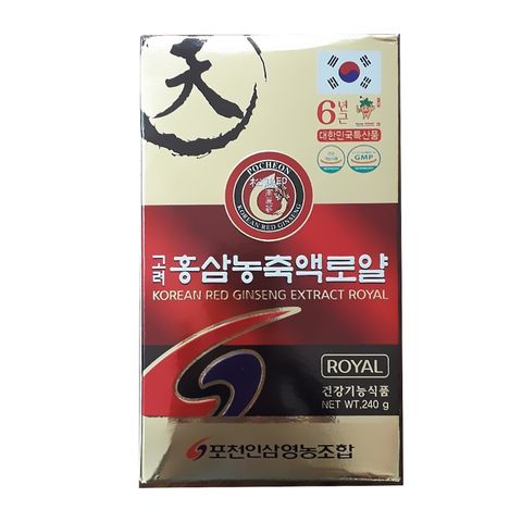 Cao Hồng Sâm Pocheon Korean Red Ginseng Extract Royal 240gr