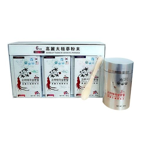 Bột Thiên Sâm Chính Phủ Korean Taekuk Ginseng Powder Premium Hàn Quốc (100gr x 3 hũ)