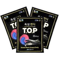 Set 3 Gói Kẹo Hắc Sâm T.O.P Daesan Korean Black Ginseng Candy