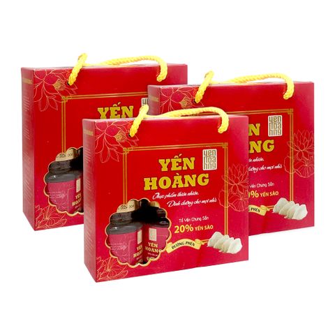 Combo 3 Hộp Tổ Yến Chưng Sẵn - Yến Hoàng Đường Phèn