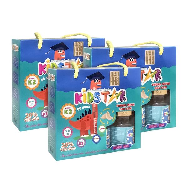 Combo 3 Hộp Tổ Yến Chưng Sẵn - Yến Hoàng Kidstar