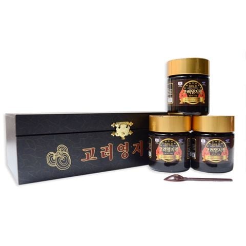 Cao Linh Chi Đỏ YoungJi Korean Longevity Mushroom Extract Gold (120gr x 3 lọ)