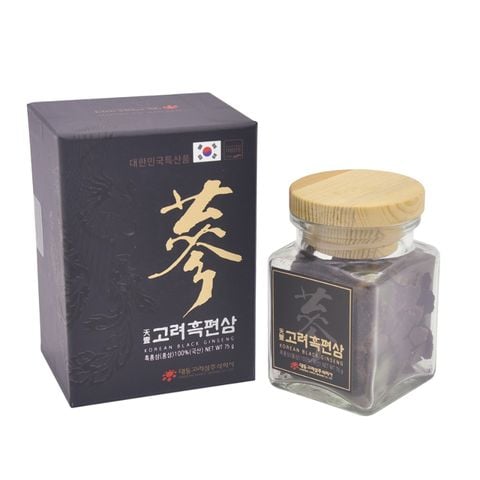 Hắc Sâm Củ Khô Thái Lát Daedong Korean Black Ginseng
