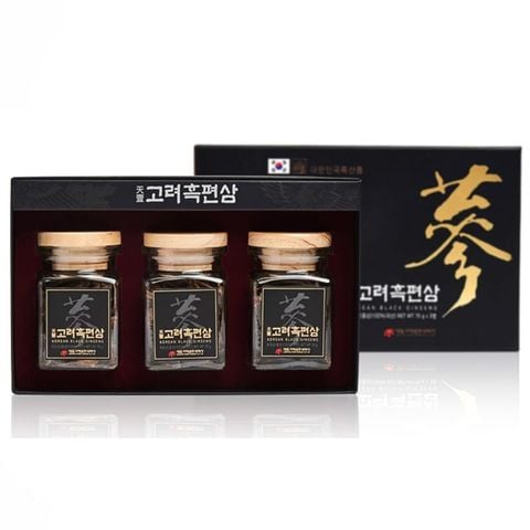 Hắc Sâm Củ Khô Thái Lát Daedong Korean Black Ginseng