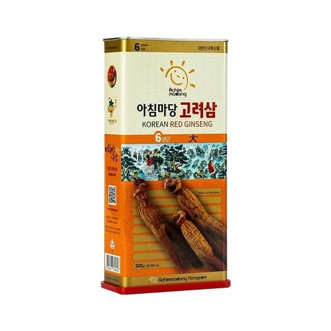 Hồng Sâm Củ Khô Achimmadang Korean Red Ginseng Hàn Quốc