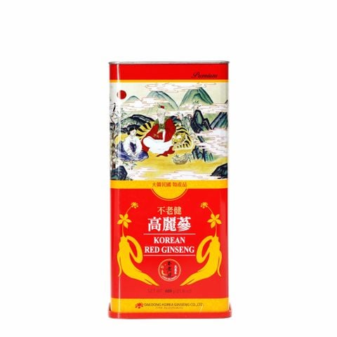 Hồng Sâm Củ Khô Daedong Korean Red Ginseng Hộp Thiếc 600gr