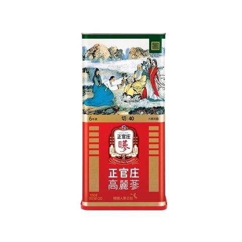 Hồng Sâm Củ Khô KGC Korean Red Ginseng Số 40 Hộp Thiếc