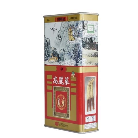 Hồng Sâm Củ Khô KGS Korean Red Ginseng Punggi Hộp Thiếc 75gr