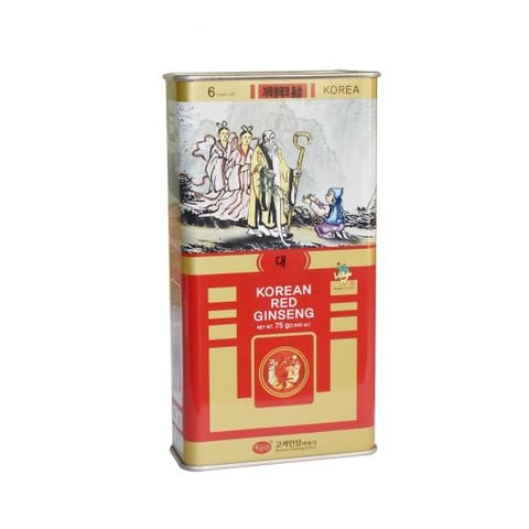 Hồng Sâm Củ Khô KGS Korean Red Ginseng Punggi Hộp Thiếc 75gr